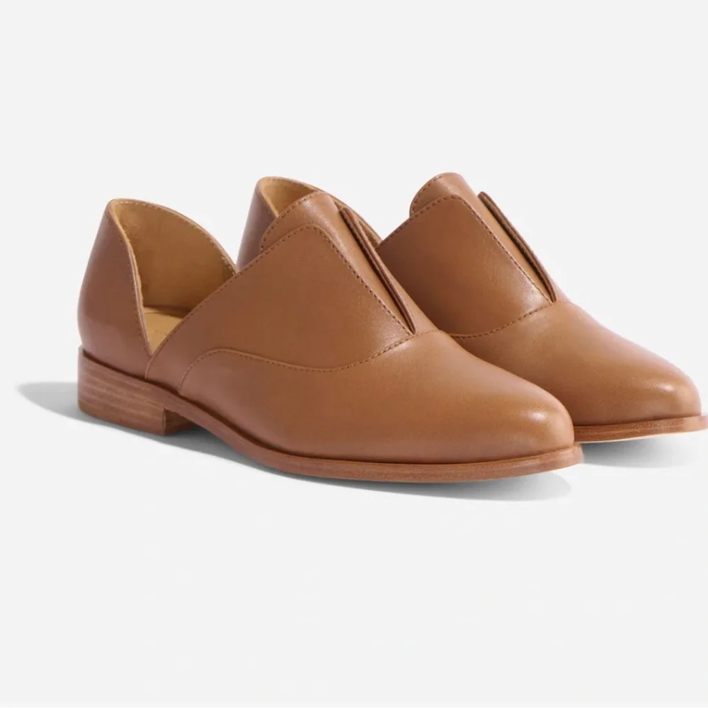 Nisolo Emma D’orsay oxfords nutmeg 9.5 new in box - Picture 6 of 7